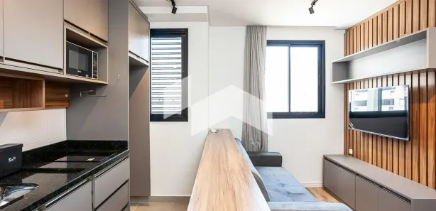 Apartamento com 1 Quarto para alugar, 33m² no Centro, Curitiba