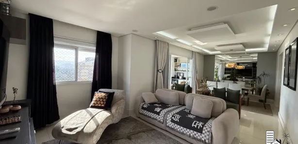 Apartamento com 2 Quartos para alugar, 111m² no Ponta da Praia, Santos
