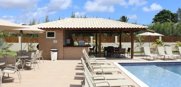 Casa de Condomínio com 2 Quartos para alugar, 70m² no Itacimirim (Monte Gordo), Camaçari