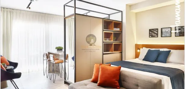 Studio com 1 Quarto à venda, 42m² no Campo Belo, São Paulo
