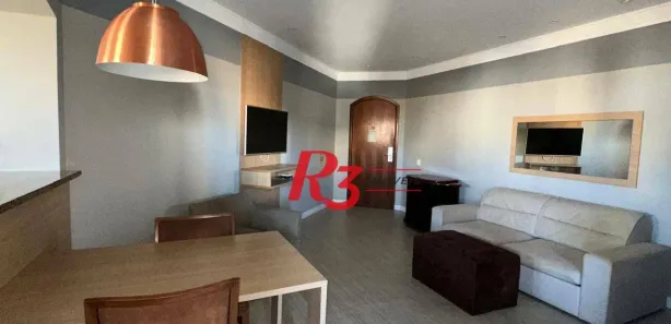 Flat com 1 Quarto para alugar, 48m² no Gonzaga, Santos