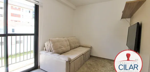 Apartamento com 1 Quarto para alugar, 37m² no Alto da Glória, Curitiba