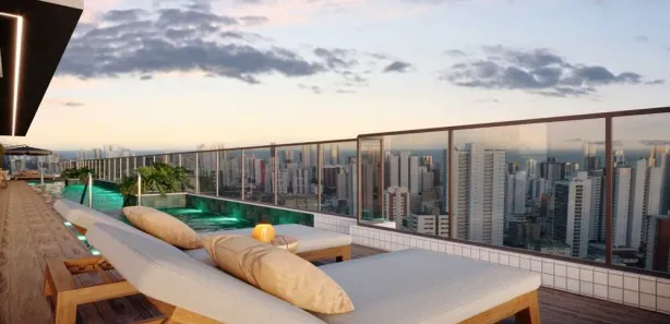 Apartamento com 1 Quarto à venda, 25m² no Boa Viagem, Recife
