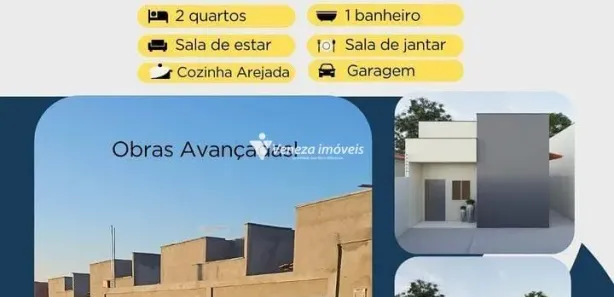 Casa com 2 Quartos à venda, 57m² no Flores, Timon