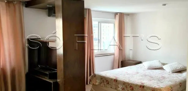 Flat com 1 Quarto para alugar, 29m² no Cerqueira César, São Paulo