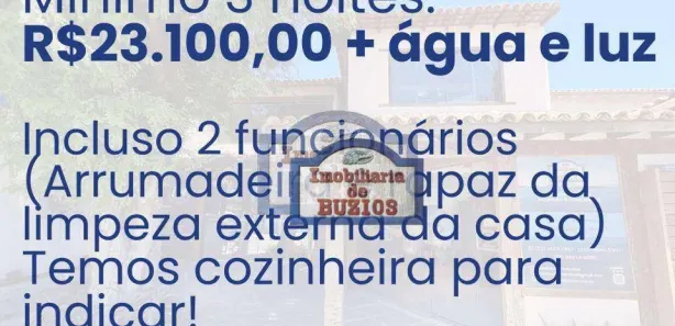 Casa com 7 Quartos para alugar, 434m² no Ferradura, Armação dos Búzios