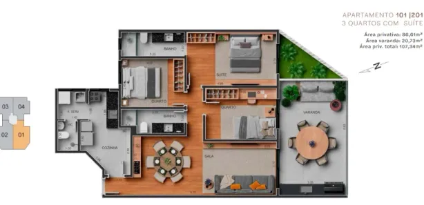 Belize Residence no Recreio dos Bandeirantes, Rio de Janeiro