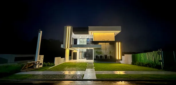 Casa de Condomínio com 4 Quartos à venda, 458m² no Alphaville (Abrantes), Camaçari