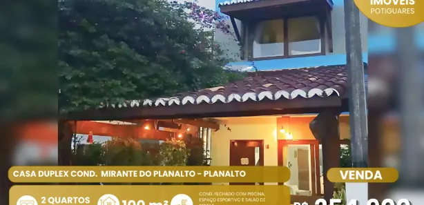 Casa com 2 Quartos à venda, 100m² no Planalto, Natal
