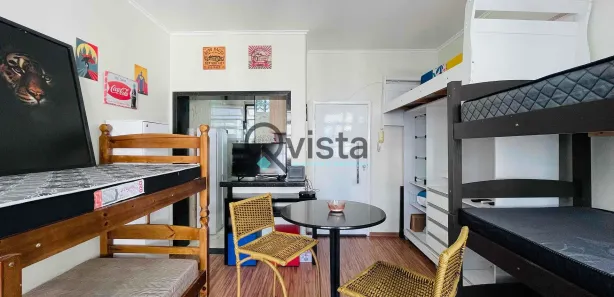Kitnet com 1 Quarto para alugar, 35m² no Pitangueiras, Guarujá