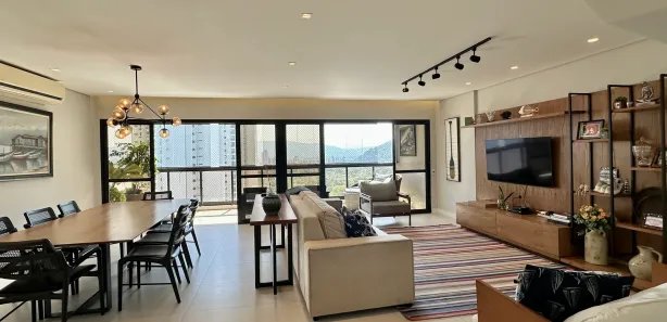 Cobertura com 5 Quartos para venda ou aluguel, 262m² no Mar e Céu, Guarujá