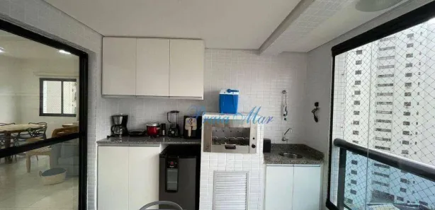 Apartamento com 3 Quartos para alugar, 112m² no Pitangueiras, Guarujá