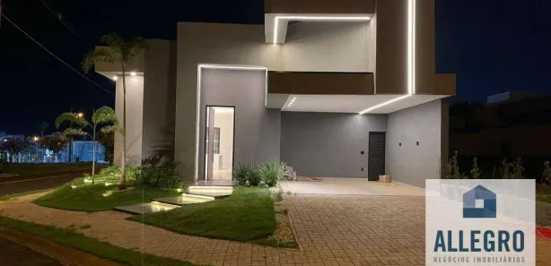 Casa de Condomínio com 3 Quartos para venda ou aluguel, 198m² no Setor Urbano 7, Mirassol