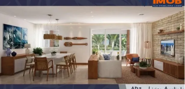 Apartamento com 2 Quartos à venda, 68m² no Praia de Baixio, Esplanada