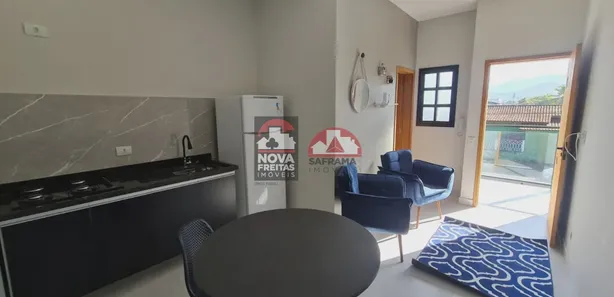 Flat com 1 Quarto para alugar, 32m² no Loteamento Jardim Aruan, Caraguatatuba