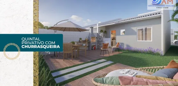 Casa de Condomínio com 2 Quartos à venda, 54m² no Campo Largo da Roseira, São José dos Pinhais