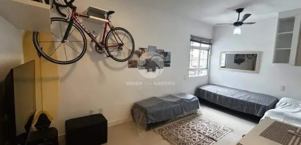 Kitnet com 1 Quarto à venda, 40m² no Ponta da Praia, Santos