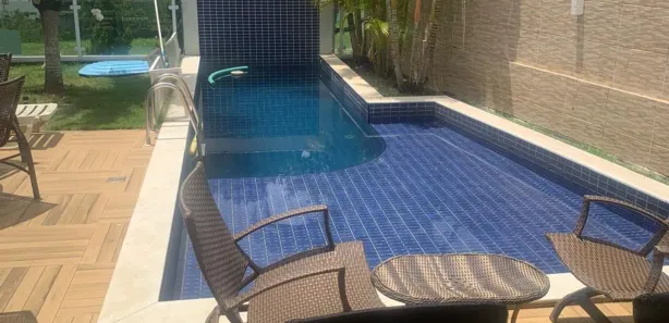 Apartamento com 4 Quartos para alugar, 281m² no Alphaville (Abrantes), Camaçari