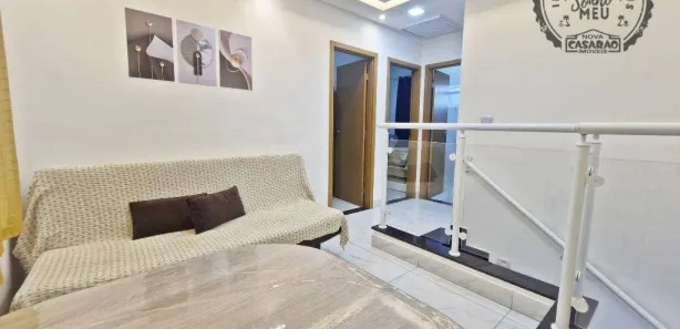 Casa de Condomínio com 2 Quartos para alugar, 48m² no Aviação, Praia Grande