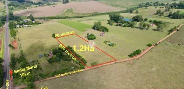 Fazenda / Sítio / Chácara à venda, 12000m² no Cerrito, Santa Maria