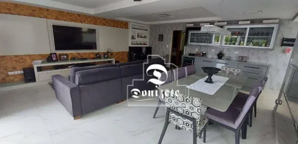 Casa de Condomínio com 5 Quartos para alugar, 400m² no Campestre, Santo André