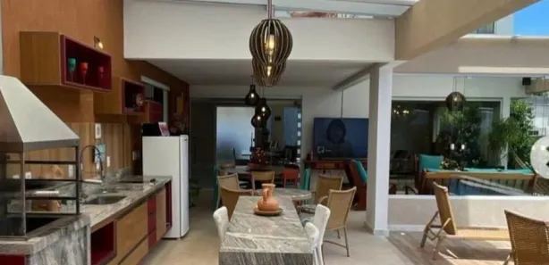 Casa de Condomínio com 5 Quartos à venda, 353m² no Alphaville (Abrantes), Camaçari