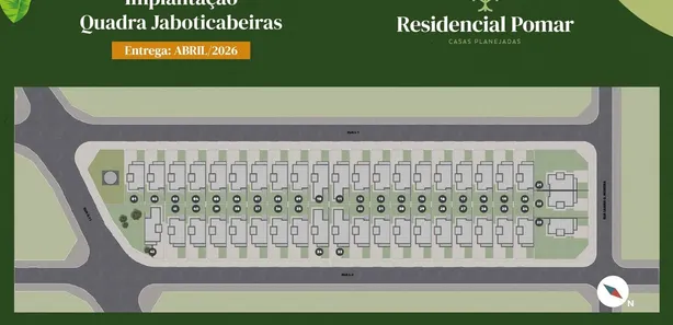 Casa com 3 Quartos à venda, 76m² no Residencial Canto dos Pássaros, Goianira