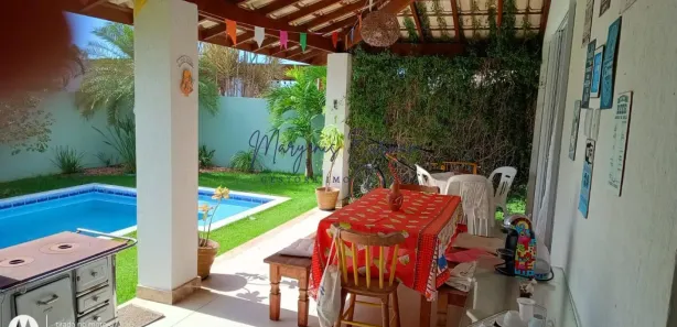Casa de Condomínio com 3 Quartos para alugar, 400m² no Alphaville (Abrantes), Camaçari