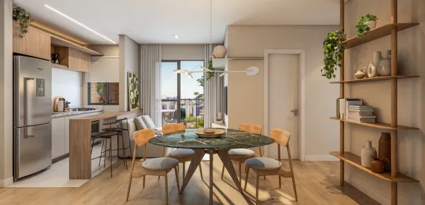 Apartamento com 2 Quartos à venda, 55m² no Loteamento Montparnasse, Almirante Tamandaré