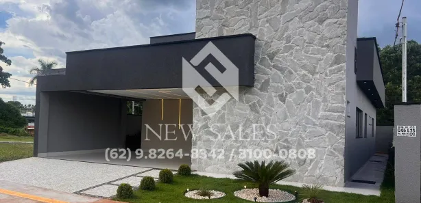 Casa de Condomínio com 3 Quartos à venda, 143m² no Rosa de Leiria Condomínio Horizontal, Goianira
