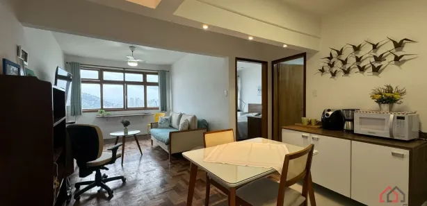 Apartamento com 1 Quarto para alugar, 45m² no Ilha Porchat, São Vicente
