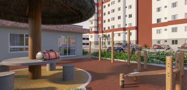 Apartamento com 2 Quartos à venda, 44m² no Loteamento Recanto Das Andorin, Barra dos Coqueiros