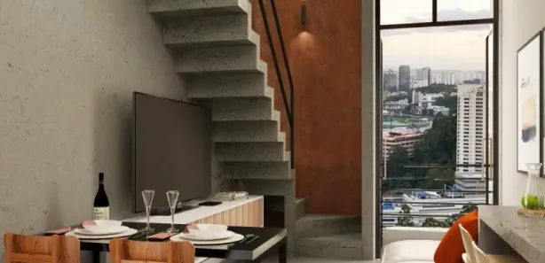 Flat com 1 Quarto à venda, 24m² no Jardim Amália, Volta Redonda