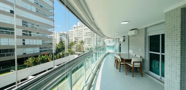 Apartamento com 3 Quartos para alugar, 137m² no Riviera, Bertioga