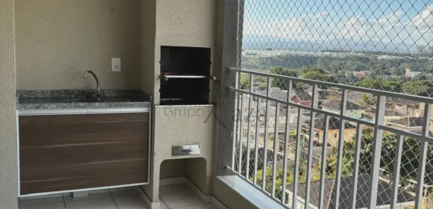 Apartamento com 3 Quartos para alugar, 103m² no Loteamento Villa Branca, Jacareí