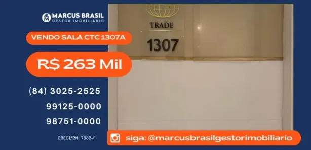 Conjunto Comercial / Sala à venda, 32m² no Lagoa Nova, Natal