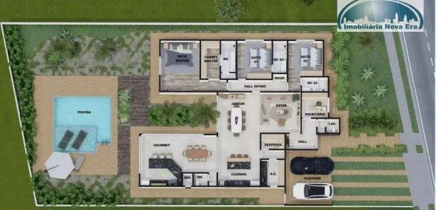 Casa de Condomínio com 3 Quartos à venda, 320m² no Terras de Santa Teresa, Itupeva