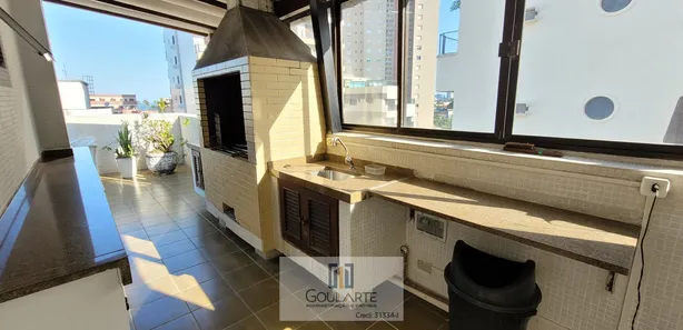 Cobertura com 4 Quartos para alugar, 245m² no Enseada, Guarujá