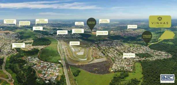 Terreno / Lote / Condomínio à venda, 270m² no Condomínio Vinhas, Senador Canedo