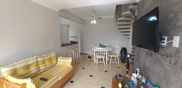 Apartamento com 3 Quartos para alugar, 140m² no Aracaú, Ubatuba
