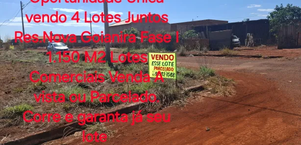 Terreno / Lote Comercial à venda, 225m² no Nova Goianira, Goianira