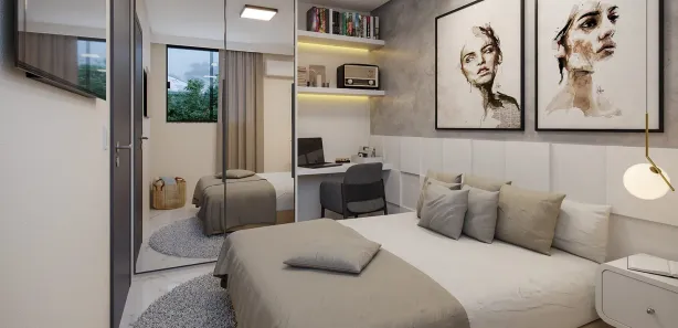 Apartamento com 2 Quartos à venda, 50m² no Pau Amarelo, Paulista