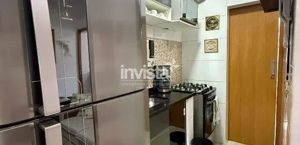 Kitnet com 1 Quarto à venda, 32m² no Ponta da Praia, Santos