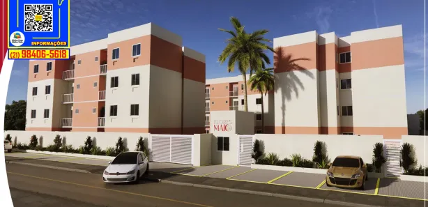 Apartamento com 2 Quartos à venda, 46m² no Santo Expedito, Itaboraí