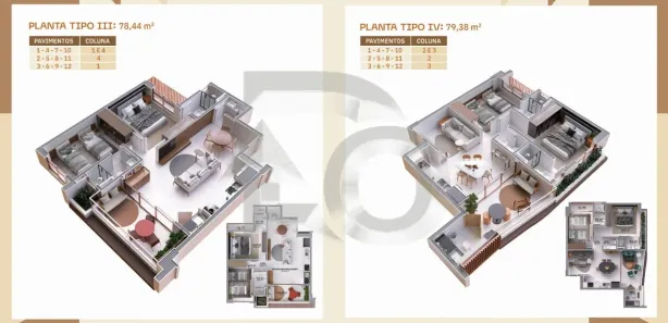 Apartamento com 2 Quartos à venda, 79m² no Aruana, Aracaju
