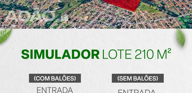 Terreno / Lote / Condomínio à venda, 210m² no Riviera Sul, Aparecida de Goiânia