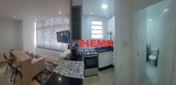 Kitnet com 1 Quarto à venda, 36m² no Aparecida, Santos