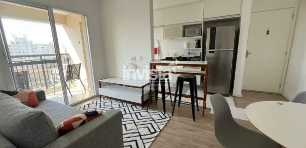 Apartamento com 2 Quartos para alugar, 62m² no Marapé, Santos