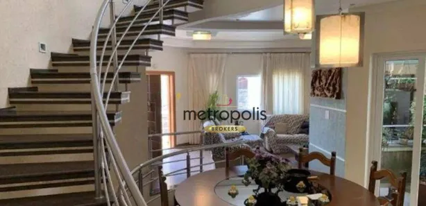 Casa de Condomínio com 3 Quartos à venda, 286m² no Jardim, Santo André