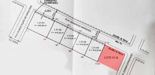 Terreno / Lote / Condomínio à venda, 650m² no Centro, Campo Largo